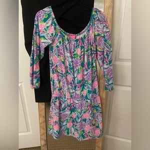 Lilly Pulitzer Lana Skort Romper- Turtle Waves Size Medium